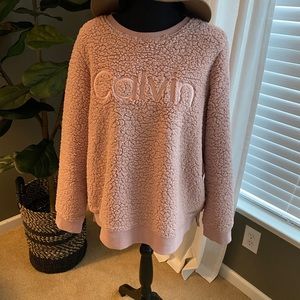CALVIN KLEIN Sherpa sweater